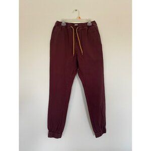 Men's Maroon Chino Pants